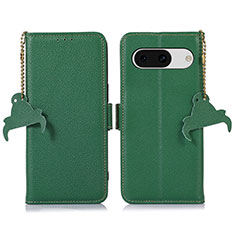 Funda de Cuero Cartera con Soporte Carcasa A10D para Google Pixel 8a 5G Verde