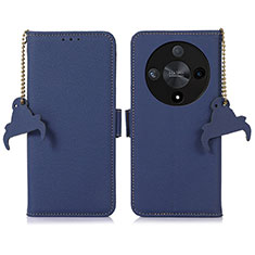 Funda de Cuero Cartera con Soporte Carcasa A10D para Huawei Honor Magic6 Lite 5G Azul