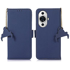 Funda de Cuero Cartera con Soporte Carcasa A10D para Huawei Nova 11 Ultra Azul