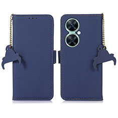 Funda de Cuero Cartera con Soporte Carcasa A10D para Huawei Nova 11i Azul