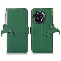 Funda de Cuero Cartera con Soporte Carcasa A10D para OnePlus Ace 2 Pro 5G Verde