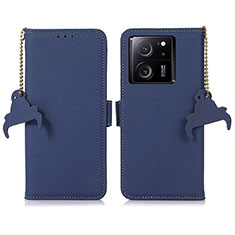 Funda de Cuero Cartera con Soporte Carcasa A10D para Xiaomi Mi 13T Pro 5G Azul