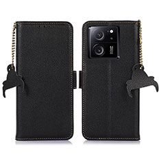 Funda de Cuero Cartera con Soporte Carcasa A10D para Xiaomi Mi 13T Pro 5G Negro