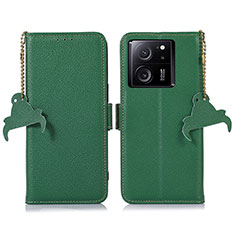 Funda de Cuero Cartera con Soporte Carcasa A10D para Xiaomi Mi 13T Pro 5G Verde