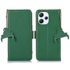 Funda de Cuero Cartera con Soporte Carcasa A10D para Xiaomi Redmi 12 4G Verde