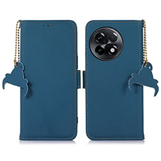 Funda de Cuero Cartera con Soporte Carcasa A11D para OnePlus 11R 5G Azul