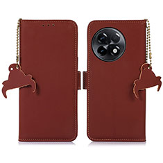 Funda de Cuero Cartera con Soporte Carcasa A11D para OnePlus Ace 2 Pro 5G Marron