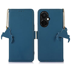 Funda de Cuero Cartera con Soporte Carcasa A11D para OnePlus Nord N30 5G Azul