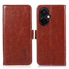 Funda de Cuero Cartera con Soporte Carcasa A12D para OnePlus Nord N30 5G Marron