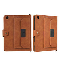 Funda de Cuero Cartera con Soporte Carcasa AD1 para Apple iPad 10.2 (2019) Marron