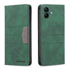 Funda de Cuero Cartera con Soporte Carcasa B01F para Samsung Galaxy A04 4G Verde