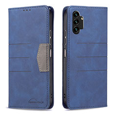 Funda de Cuero Cartera con Soporte Carcasa B01F para Samsung Galaxy A13 4G Azul