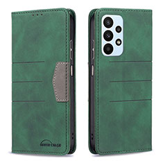 Funda de Cuero Cartera con Soporte Carcasa B01F para Samsung Galaxy A23 4G Verde