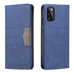 Funda de Cuero Cartera con Soporte Carcasa B01F para Samsung Galaxy A41 Azul