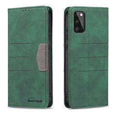 Funda de Cuero Cartera con Soporte Carcasa B01F para Samsung Galaxy A41 Verde