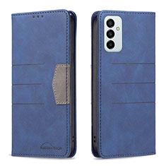 Funda de Cuero Cartera con Soporte Carcasa B01F para Samsung Galaxy M23 5G Azul