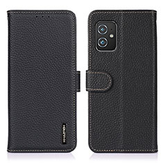 Funda de Cuero Cartera con Soporte Carcasa B01H para Asus ZenFone 8 Mini Negro