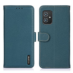 Funda de Cuero Cartera con Soporte Carcasa B01H para Asus ZenFone 8 Mini Verde