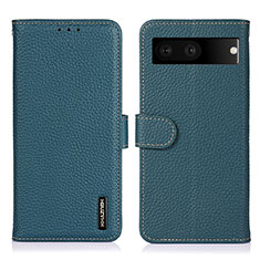 Funda de Cuero Cartera con Soporte Carcasa B01H para Google Pixel 7 5G Verde