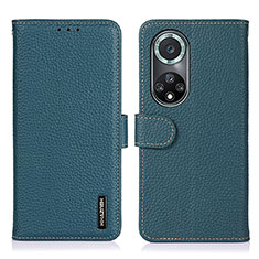 Funda de Cuero Cartera con Soporte Carcasa B01H para Huawei Honor 50 Pro 5G Verde