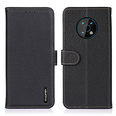 Funda de Cuero Cartera con Soporte Carcasa B01H para Nokia G50 5G Negro