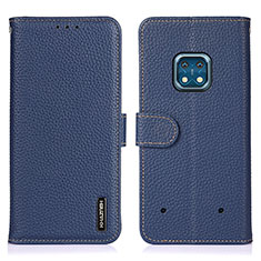 Funda de Cuero Cartera con Soporte Carcasa B01H para Nokia XR20 Azul