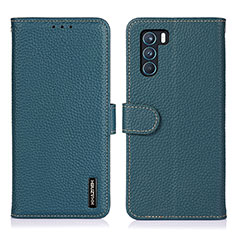 Funda de Cuero Cartera con Soporte Carcasa B01H para Oppo K9 Pro 5G Verde