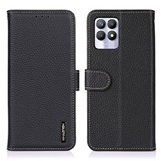 Funda de Cuero Cartera con Soporte Carcasa B01H para Realme 8i Negro