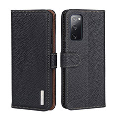 Funda de Cuero Cartera con Soporte Carcasa B01H para Realme GT Neo 2T 5G Negro