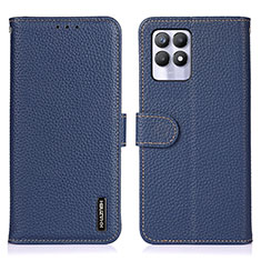 Funda de Cuero Cartera con Soporte Carcasa B01H para Realme Narzo 50 4G Azul