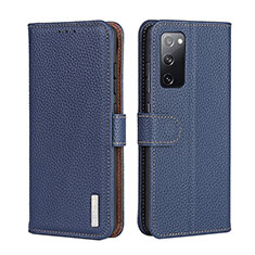 Funda de Cuero Cartera con Soporte Carcasa B01H para Realme Q3 Pro 5G Azul