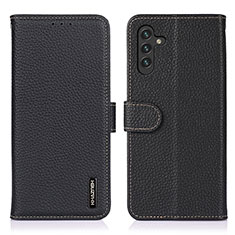 Funda de Cuero Cartera con Soporte Carcasa B01H para Samsung Galaxy A13 5G Negro