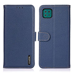 Funda de Cuero Cartera con Soporte Carcasa B01H para Samsung Galaxy A22 5G Azul