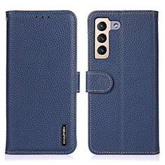 Funda de Cuero Cartera con Soporte Carcasa B01H para Samsung Galaxy S22 Plus 5G Azul