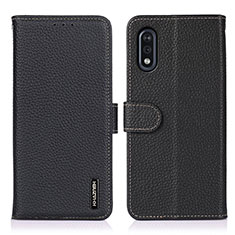 Funda de Cuero Cartera con Soporte Carcasa B01H para Sony Xperia Ace II Negro