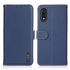 Funda de Cuero Cartera con Soporte Carcasa B01H para Sony Xperia Ace II SO-41B Azul