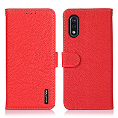 Funda de Cuero Cartera con Soporte Carcasa B01H para Sony Xperia Ace II SO-41B Rojo