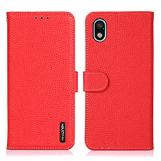 Funda de Cuero Cartera con Soporte Carcasa B01H para Sony Xperia Ace III Rojo