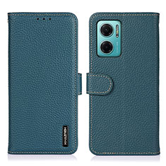 Funda de Cuero Cartera con Soporte Carcasa B01H para Xiaomi Redmi 10 Prime Plus 5G Verde