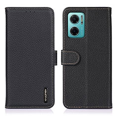 Funda de Cuero Cartera con Soporte Carcasa B01H para Xiaomi Redmi 11 Prime 5G Negro