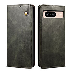 Funda de Cuero Cartera con Soporte Carcasa B01S para Google Pixel 8 5G Verde