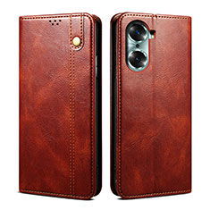 Funda de Cuero Cartera con Soporte Carcasa B01S para Huawei Honor 60 Pro 5G Marron