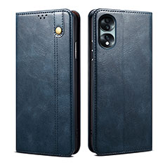 Funda de Cuero Cartera con Soporte Carcasa B01S para Huawei Honor 70 5G Azul