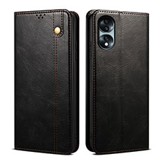 Funda de Cuero Cartera con Soporte Carcasa B01S para Huawei Honor 70 5G Negro