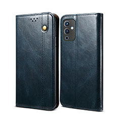 Funda de Cuero Cartera con Soporte Carcasa B01S para OnePlus 9 5G Azul