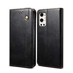 Funda de Cuero Cartera con Soporte Carcasa B01S para OnePlus 9 Pro 5G Negro