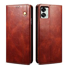 Funda de Cuero Cartera con Soporte Carcasa B01S para OnePlus Nord 2T 5G Marron