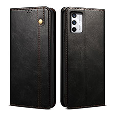 Funda de Cuero Cartera con Soporte Carcasa B01S para Realme GT 5G Negro