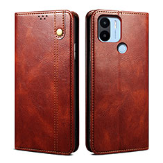 Funda de Cuero Cartera con Soporte Carcasa B01S para Xiaomi Poco C51 Marron