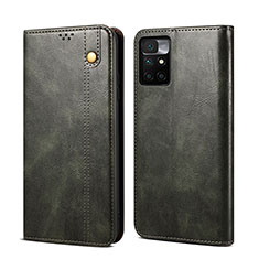 Funda de Cuero Cartera con Soporte Carcasa B01S para Xiaomi Redmi 10 (2022) Verde